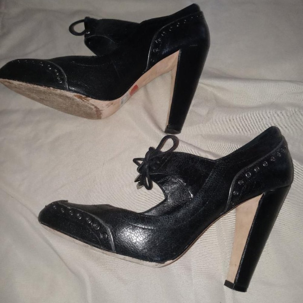 Saks Fifth Avenue Black Pumps/Oxfords/Mary Janes, size 6.5